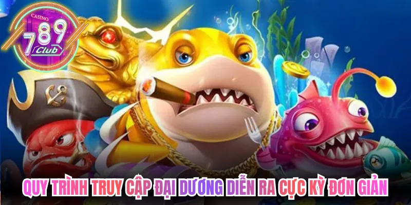 Quy trình truy cập đại dương săn thưởng diễn ra cực kỳ đơn giản 